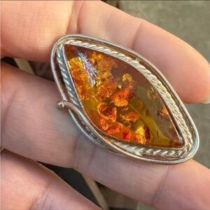 Amber Brooch